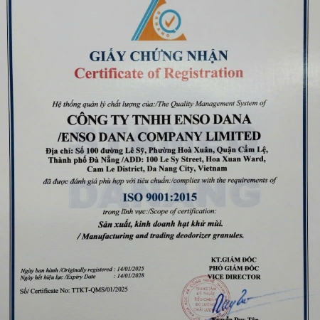 CHỨNG NHẬN ISO 9001:2015