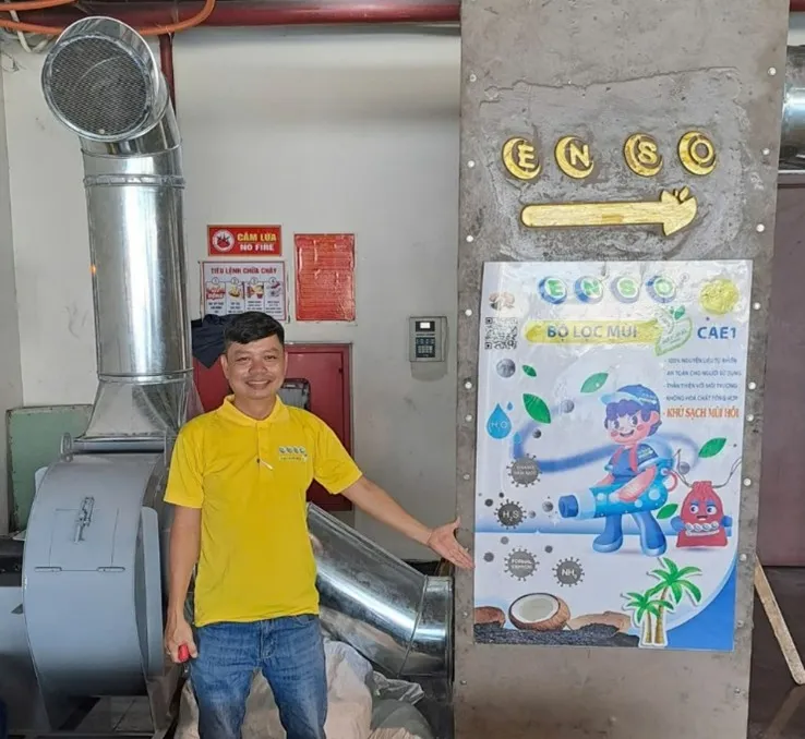 TỪ “HẠT KHỬ MÙI ENSO” ĐẾN BỘ LỌC MÙI TẠI SÂN BAY ĐÀ NẴNG – HÀNH TRÌNH CỦA MỘT STARTUP XANH.