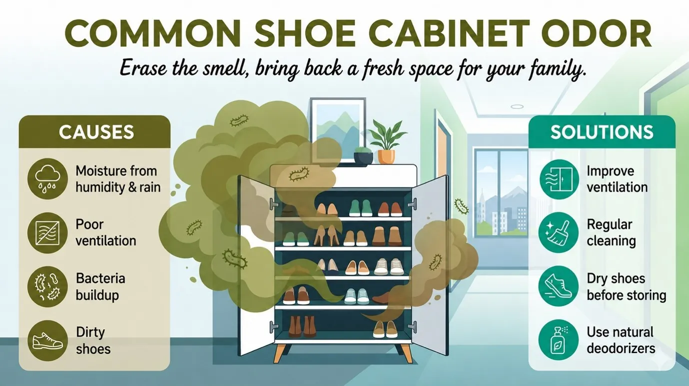 Apartment Shoe Cabinet Odor